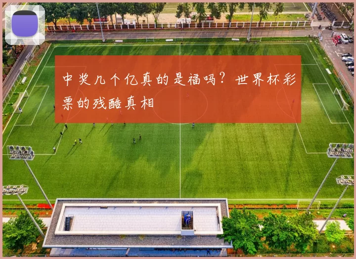中奖几个亿真的是福吗?世界杯彩票的残酷真相