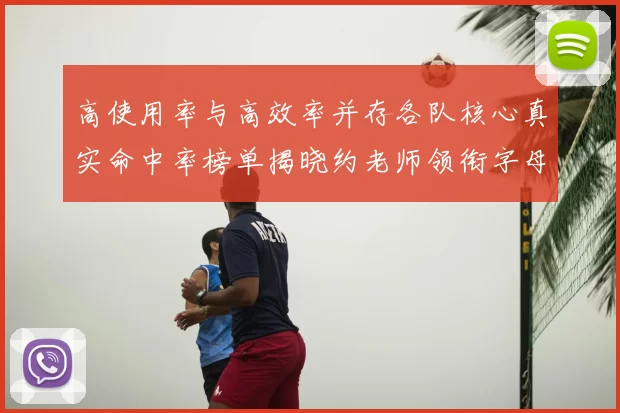 高使用率与高效率并存各队核心真实命中率榜单揭晓约老师领衔字母紧随其后